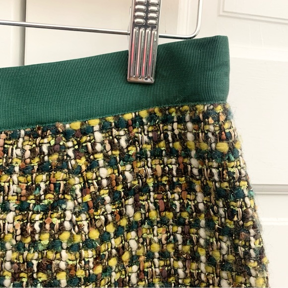 Kate Spade Green Tweed Skirt - Picture 5 of 10
